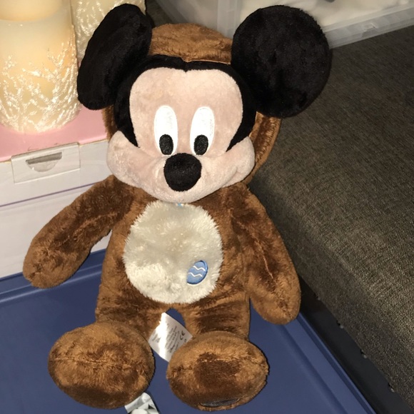 Disney Limited Edition Mickey Mouse Easter Bunny Plush Stuffed Animal - Picture 6 of 9